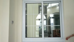 Customized upvc/ pvc/ plastic glass sliding window for living room on China WDMA