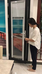 Modern luxury aluminium profile used exterior french doors for sale on China WDMA