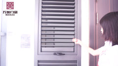 high impact upvc jalousie double glazed vinyl louvered casement windows doors for house on China WDMA