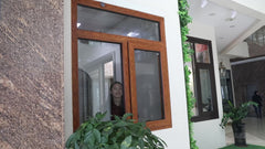 exterior thermally broken aluminum glass window double glazed thermal break insulated aluminium residential windows