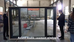 Aluminum Crank casement windows manufacturer on China WDMA