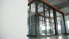 Rochetti system profile Aluminum three panel glass sliding patio doors for sale on China WDMA