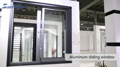 Aluminium sliding glass windows with blinds bulit- in on China WDMA