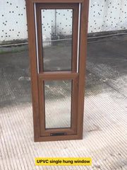 Double Glazed Vertical Sliding UPVC Double Hung Windows on China WDMA