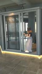 96x80 Accordion Insect Screen Door And Exterior Sliding Glass Doors For Apartment Sliding Door on China WDMA