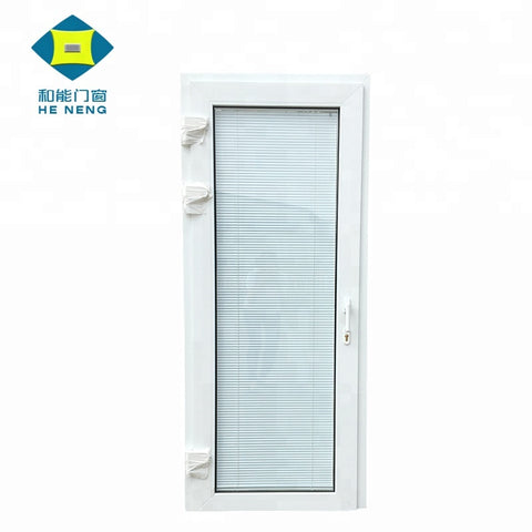 One Way Glass Window With Internal Blinds UPVC Window And Door Blinds on China WDMA