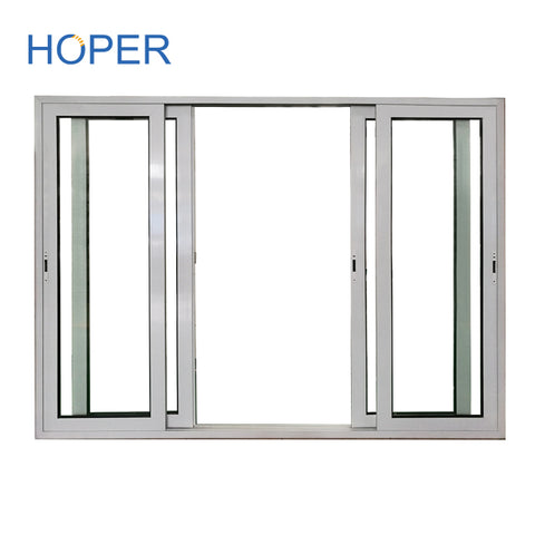 PVC balcony double pane slide glass door for patio on China WDMA