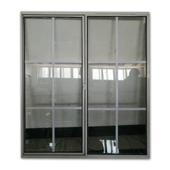 WDMA Tempered Glass PVC Sliding Windows Weatherproof White Vinyl Sliding Windows