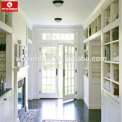 PVC vinyl soundproof glass interior doors french casement patio door on China WDMA