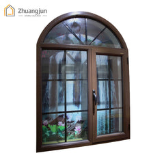 Philippines Price French Aluminum Casement Double Tempered Glass Window on China WDMA