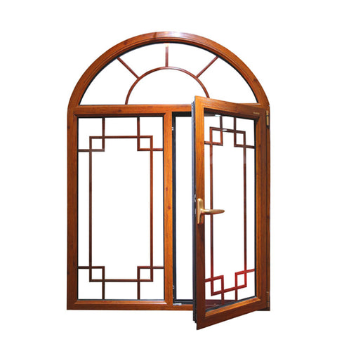 Philippines Price French Aluminum Casement Double Tempered Glass Window on China WDMA