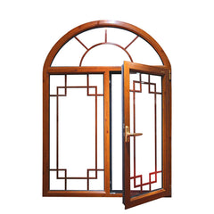 Philippines Price French Aluminum Casement Double Tempered Glass Window on China WDMA