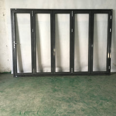 Philippines aluminum window and door Aluminium bifold door with integral blinds on China WDMA