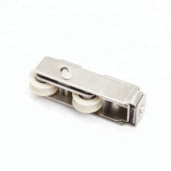 Pocket door hardware plastic window rollers track for sliding cabinet doors on China WDMA