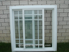 Popular Double Glazed UPVC/PVC Sliding Window with Special Design on China WDMA