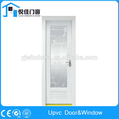 Popular design white french doors upvc casement door commercial price on China WDMA