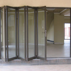 Powder Coated Smooth Finished Aluminum Bi Fold Doors on China WDMA