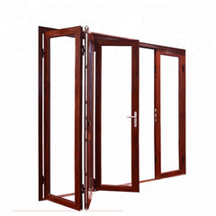 Professional supplier sliding folding glass door exterior foldable doors for home/school/office/villa on China WDMA