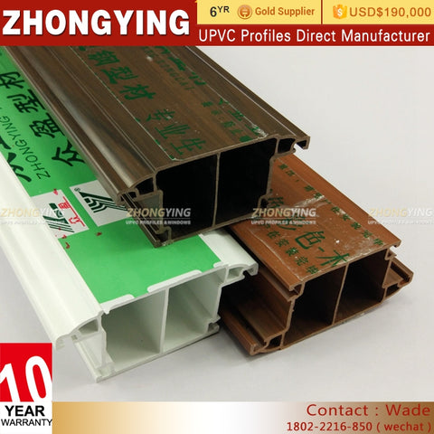 Profile And Door Building Pvc Rigid Frame Construction Extrusion Decorative Membrane Waterproofing Size Upvc Window Material on China WDMA