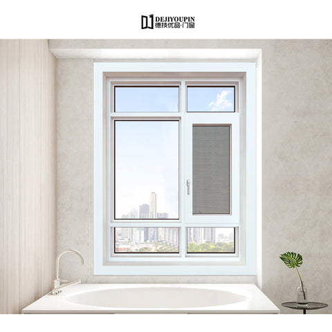 Promotional Foshan Cheap House W122A Laminated glass double glazed Aluminum Swing Window on China WDMA