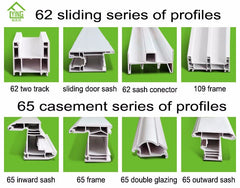 Pvc doors and windows making best sale high quality upvc window profile on China WDMA