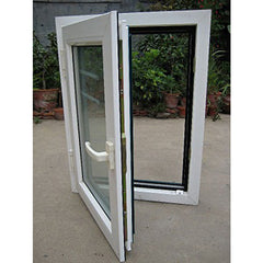 Pvc or upvc Philippines single glazed mosquito net windows on China WDMA