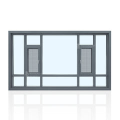 ROGENILAN 140 series aluminium big floor to ceiling windows casement windows on China WDMA