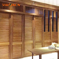 Rectangle Shape Wooden Plantation Shutter for Doors or Windows on China WDMA