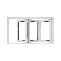 Residential Aluminum frame bi-folding window on China WDMA