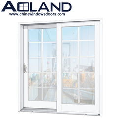 Residential aluminium patio double glazed sliding doors for home for sale on China WDMA