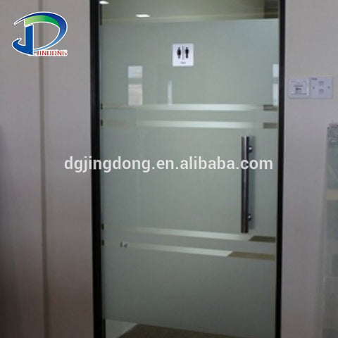 Restaurant Shop Commercial Tempered Double Open Sliding Glass Door on China WDMA