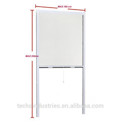 Retractable aluminum window screen , roller shutter retractable screens on China WDMA