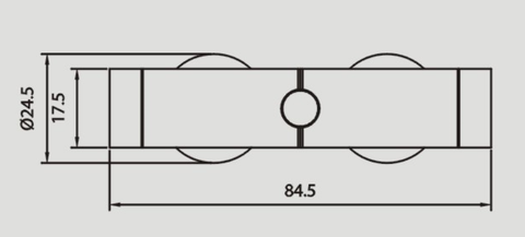 Roller wheel for shower sliding door hanging track on China WDMA