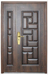 SC-S149 High Standard Steel french Mother And Son Exterior doors for sale on China WDMA