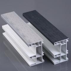 Sale Best upvc profile window color rails sliding door windows u PVC profile