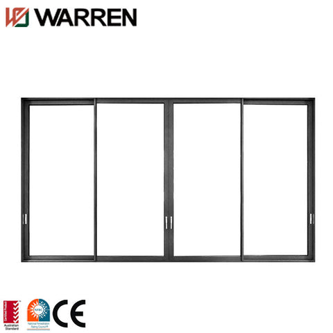 Horizontal sliding garage door multi slide patio door aluminum alloy doors windows