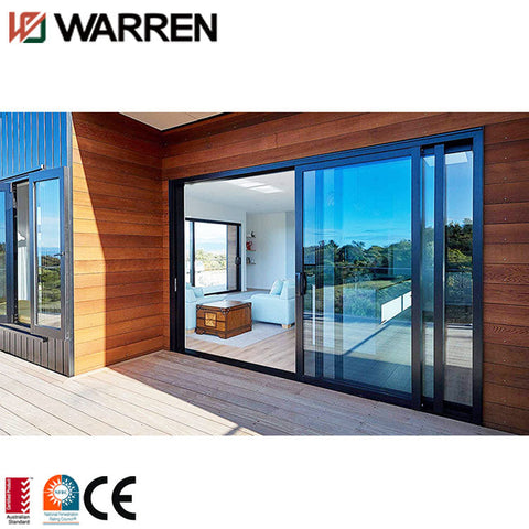 Hidden slide door interior sliding glass doors system aluminum