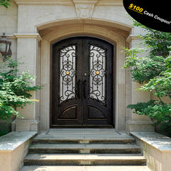 Security screen entrance iron door for home on China WDMA