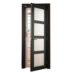 Shanghai Factory Price bathroom folding door aluminium toilet door on China WDMA