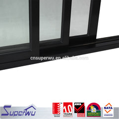 Shanghai Superwu china new design aluminum balcony auto sliding glass door on China WDMA