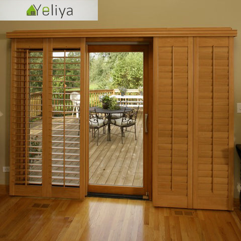 Shutters on sliding Glass doors on China WDMA