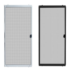 Simple Style Design White Steel Sliding Patio Screen Door Balcony Iron Sliding Net Door Wholesale on China WDMA