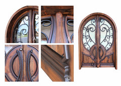 Slap-up Solid Wood French Doors Exterior Antique Iron Gates Cost Of Entry Door on China WDMA