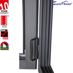 Sliding Open Style window Aluminum Alloy Frame Material fold windows