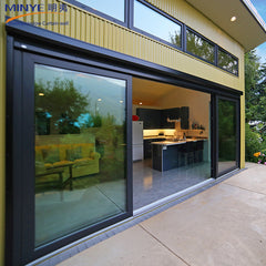 Sliding glass door with electric blinds and lift and slide door on China WDMA