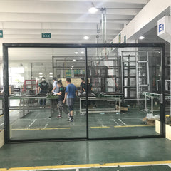 Slim frame aluminum sliding patio door on China WDMA