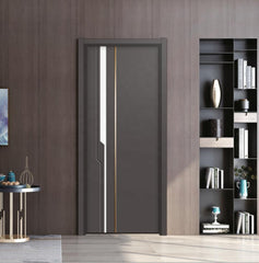 Smileton China Solid Wood Door Modern Design Interior Door on China WDMA