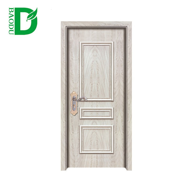 Sound Proof pvc coated wooden door melamine interior door on China WDMA