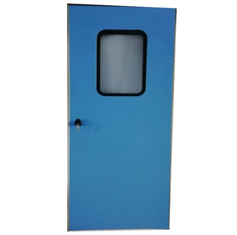 Soundproof door push-pull steel stainless steel clean room door can be customized to a variety of specifications on China WDMA