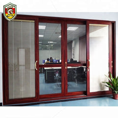 Soundproof double insulated glazing sliding door pictures living room aluminium door on China WDMA